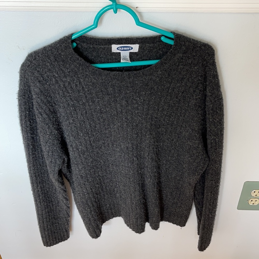 Old Navy sweater XXL black/gray - Picture 4 of 4